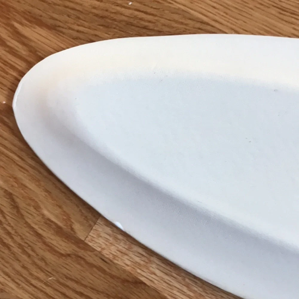 NWT Anthropologie Terrain Handmade Chartreuse Fish Platter.